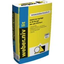 Ragréage Extérieur WEBER Niv Elit 25 Kg