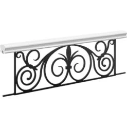 Appui De Fenêtre Florence H.32 Cm Main Courante En Tauari Prépeint