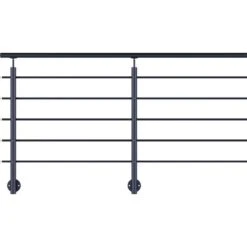 Balustrade Lisséo En Aluminium Fixation Latérale