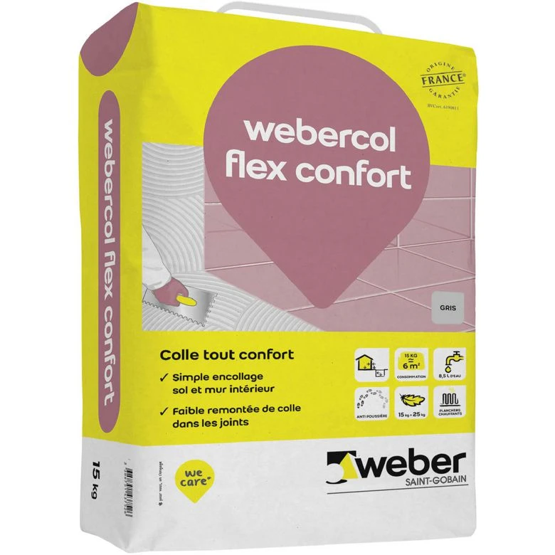 Mortier Colle En Poudre Weber Flex Confort Pour Carrelage 3 Mortier Colle En Poudre Weber Flex Confort Pour Carrelage