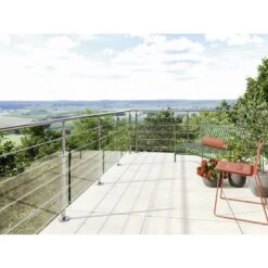 Panneau De Soubassement En Verre Synthétique Pour Balustrade Inoca -Outils Ménagers Boutique 202340220