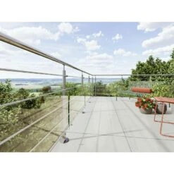 Panneau De Soubassement En Verre Synthétique Pour Balustrade Inoca -Outils Ménagers Boutique 202340220 2