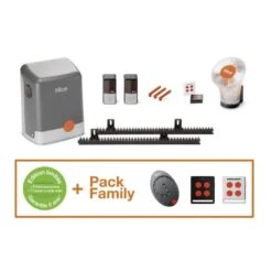 Motorisation De Portail Coulissant NICE HOME Filo 400 Pack Family