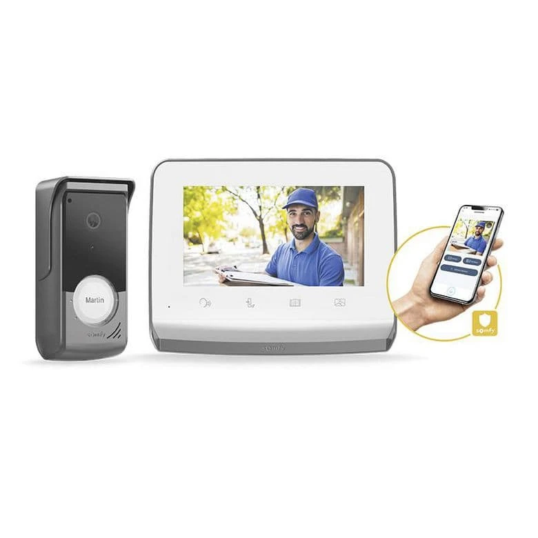 Somfy 1871229 – Visiophone V®350 Connect, Interphone Connecté 3 Somfy 1871229 – Visiophone V®350 Connect, Interphone Connecté