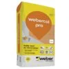 Colle Weber Col Pro Blanc 25 Kg -Outils Ménagers Boutique WEBERCOL PRO 25 3D BLANC